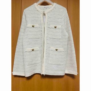 23区 - 23区ファンシーツイード ニットジャケット38の通販 by 23区 - 23区ファンシーツイード ニットジャケット38の通販 by
