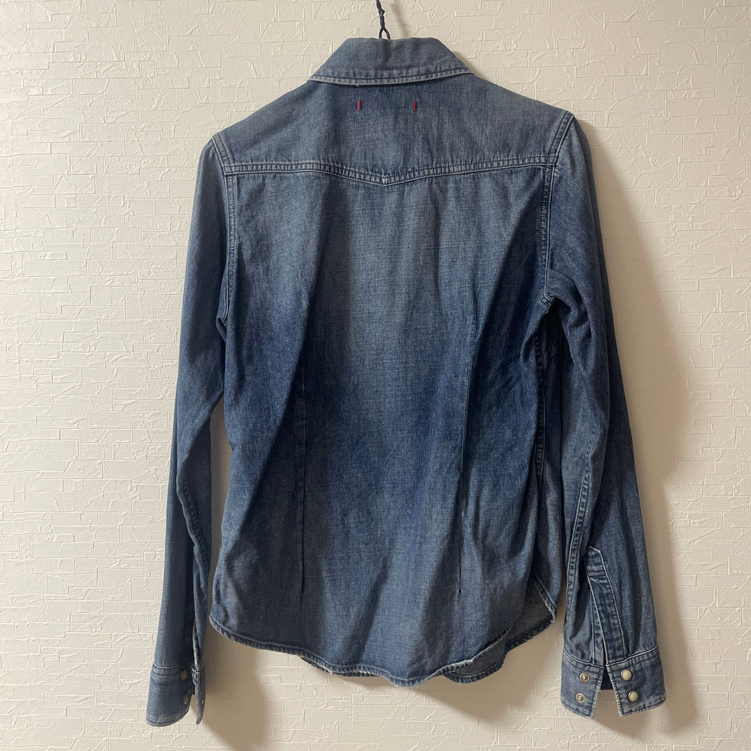 RED CARD - レッドカード デニムシャツの通販 by M shop|レッド RED CARD - レッドカード デニムシャツの通販 by M shop|レッド