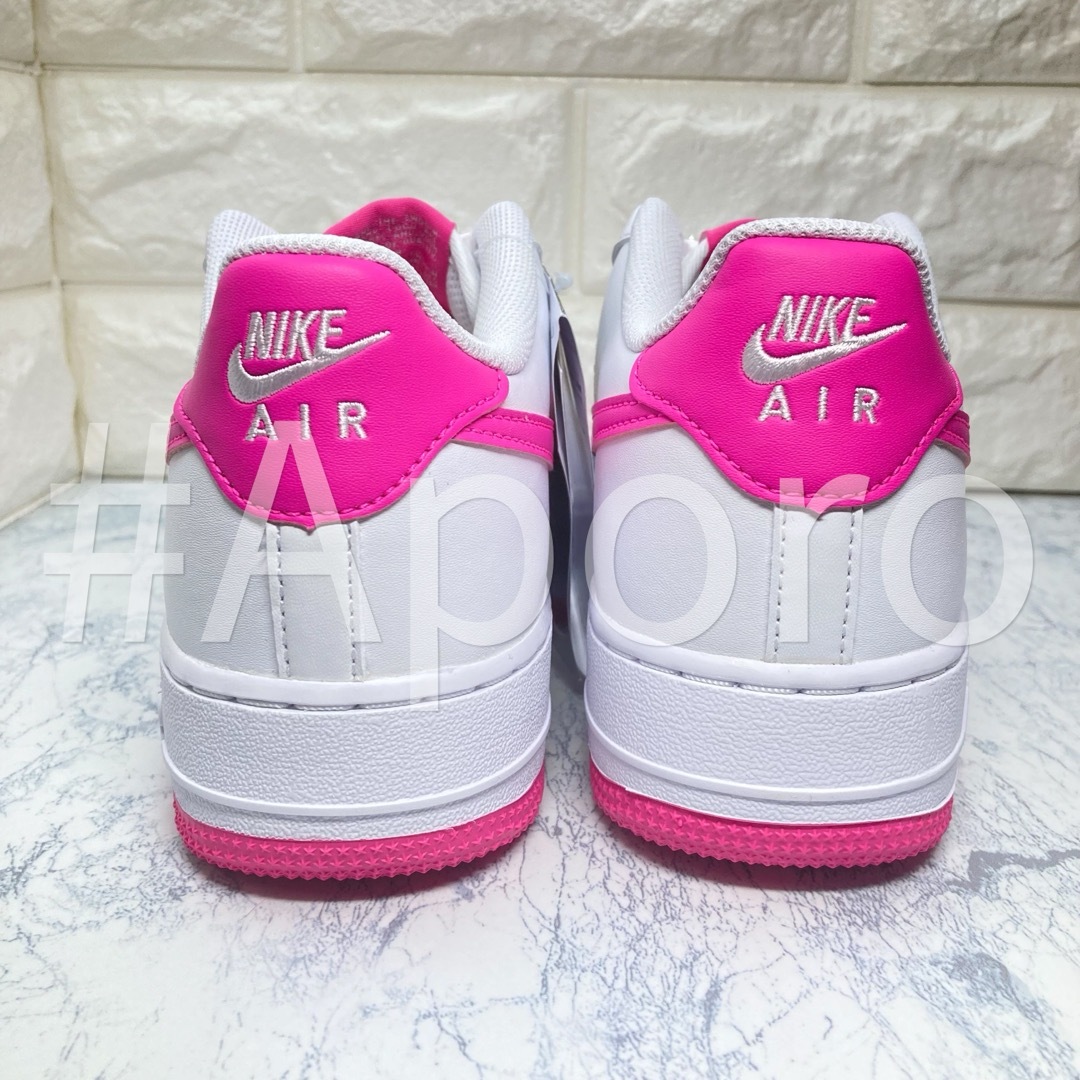 NIKE - NIKE ナイキ AIR FORCE 1 エアフォース1 シルバー ピンク NIKE - NIKE ナイキ AIR FORCE 1 エアフォース1 シルバー ピンク
