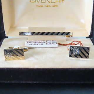GIVENCHY - ジバンシー ブラックフレームライン ネクタイピン GIVENCHY - ジバンシー ブラックフレームライン ネクタイピン