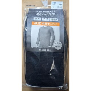 モンベル(mont bell)のジオライン M.W. ミドルウェイト ラウンドネックシャツ 男性用(登山用品)
