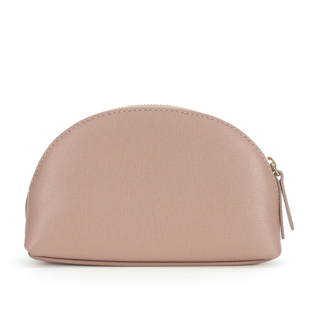 FURLA - 【中古】 フルラ ポーチ レザー ピンク ゴールド金具 FURLA - 【中古】 フルラ ポーチ レザー ピンク ゴールド金具