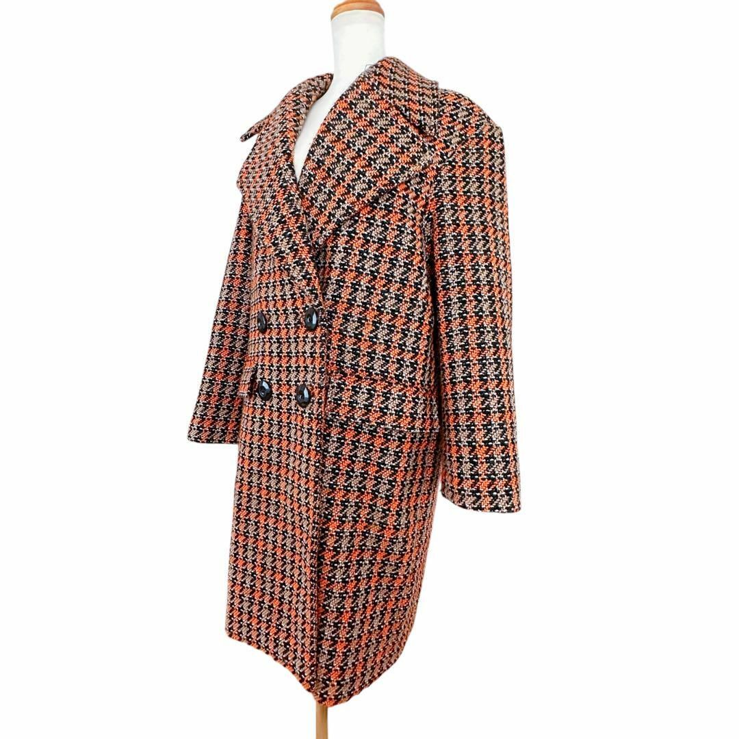 SLY(スライ)の【新品未使用】【SLY】DOMMY CHECK COAT　S／BLK７ レディースのジャケット/アウター(チェスターコート)の商品写真