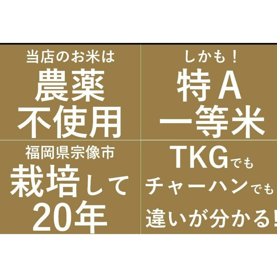 令和6年度福岡県産宗像米 特別栽培米 特A『元気つくし』20kg 令和6年度福岡県産宗像米 特別栽培米 特A『元気つくし』20kg