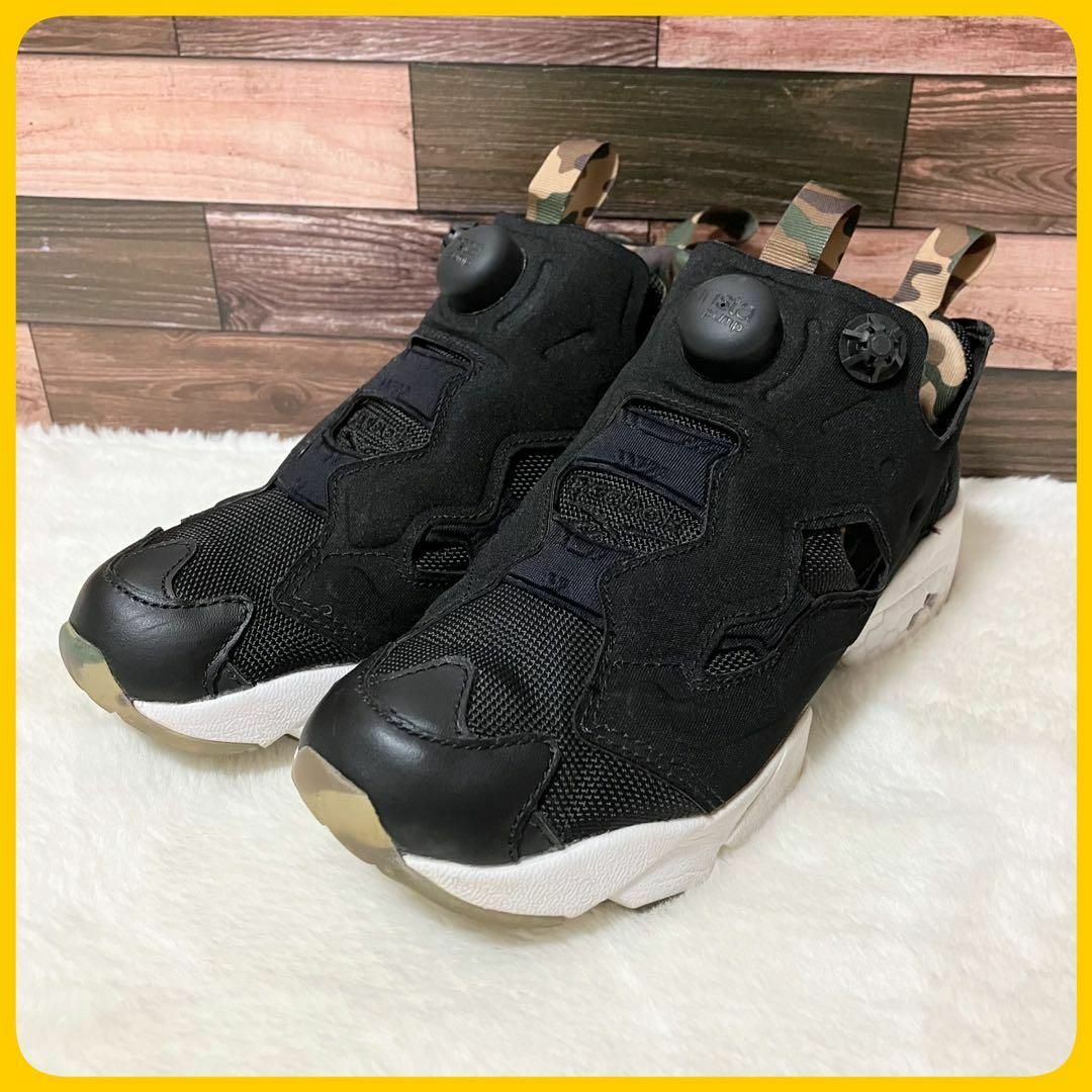 未使用級 Reebok インスタポンプフューリー 靴 スニーカー 23.0 黒 未使用級 Reebok インスタポンプフューリー 靴 スニーカー 23.0 黒