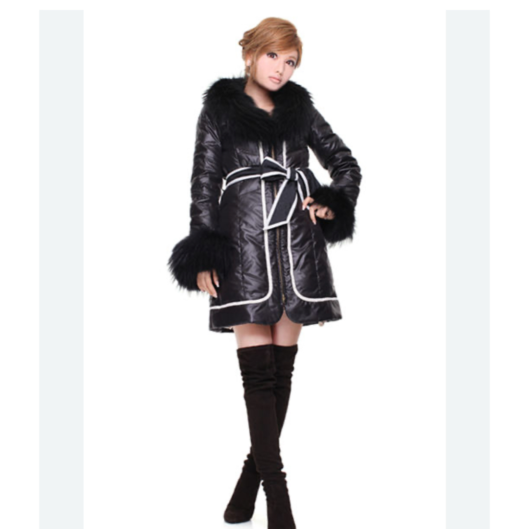 Rady - Rady フォックスファー ダウン コート ロング バイカラー Rady - Rady フォックスファー ダウン コート ロング バイカラー