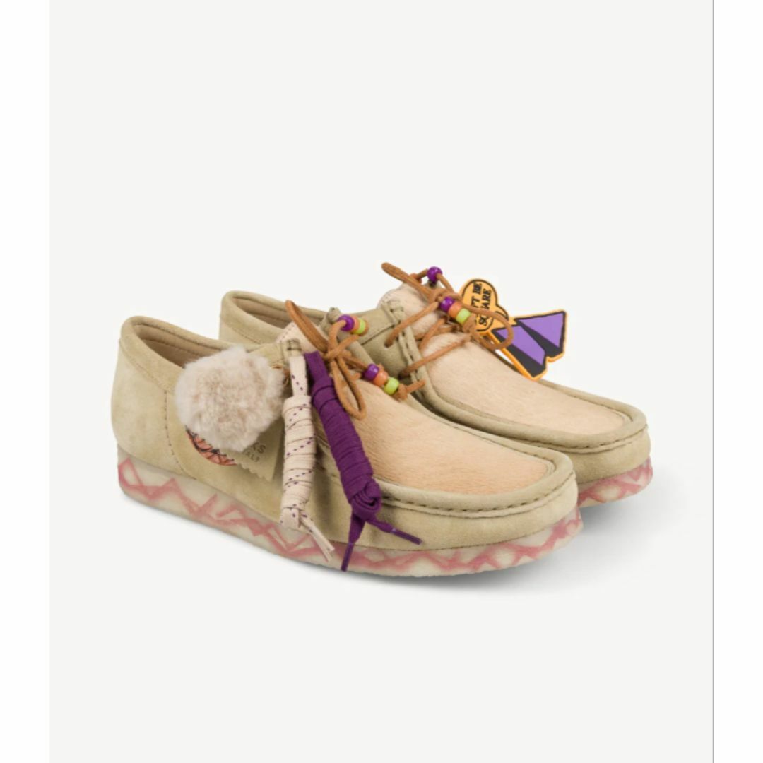 Clarks Originals - 新品 Aries × Clarks Wallabee UK8 ベージュ Clarks Originals - 新品 Aries × Clarks Wallabee UK8 ベージュ