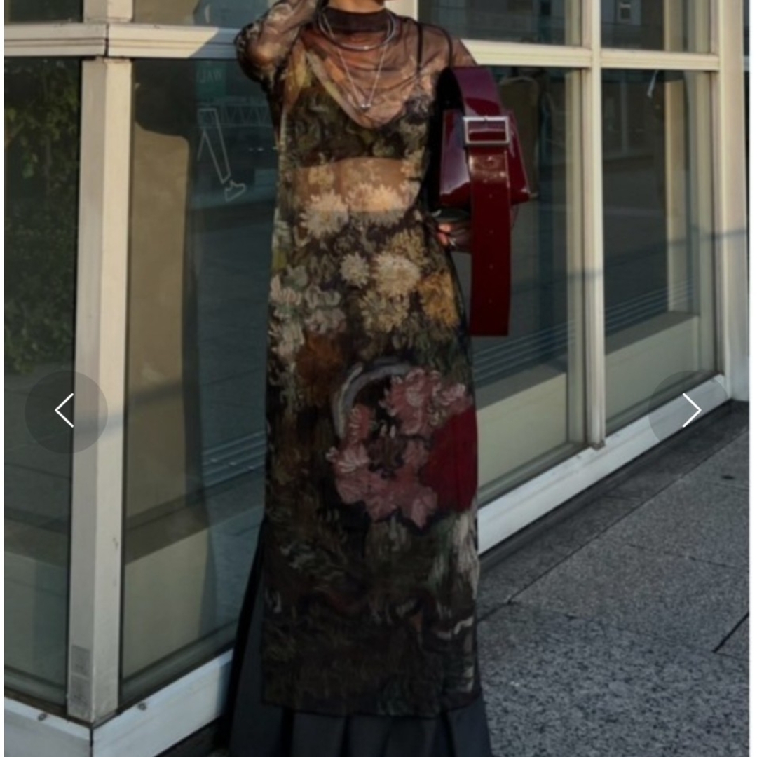 Ameri VINTAGE × THE MET SHEER DRESS Ameri VINTAGE × THE MET SHEER DRESS