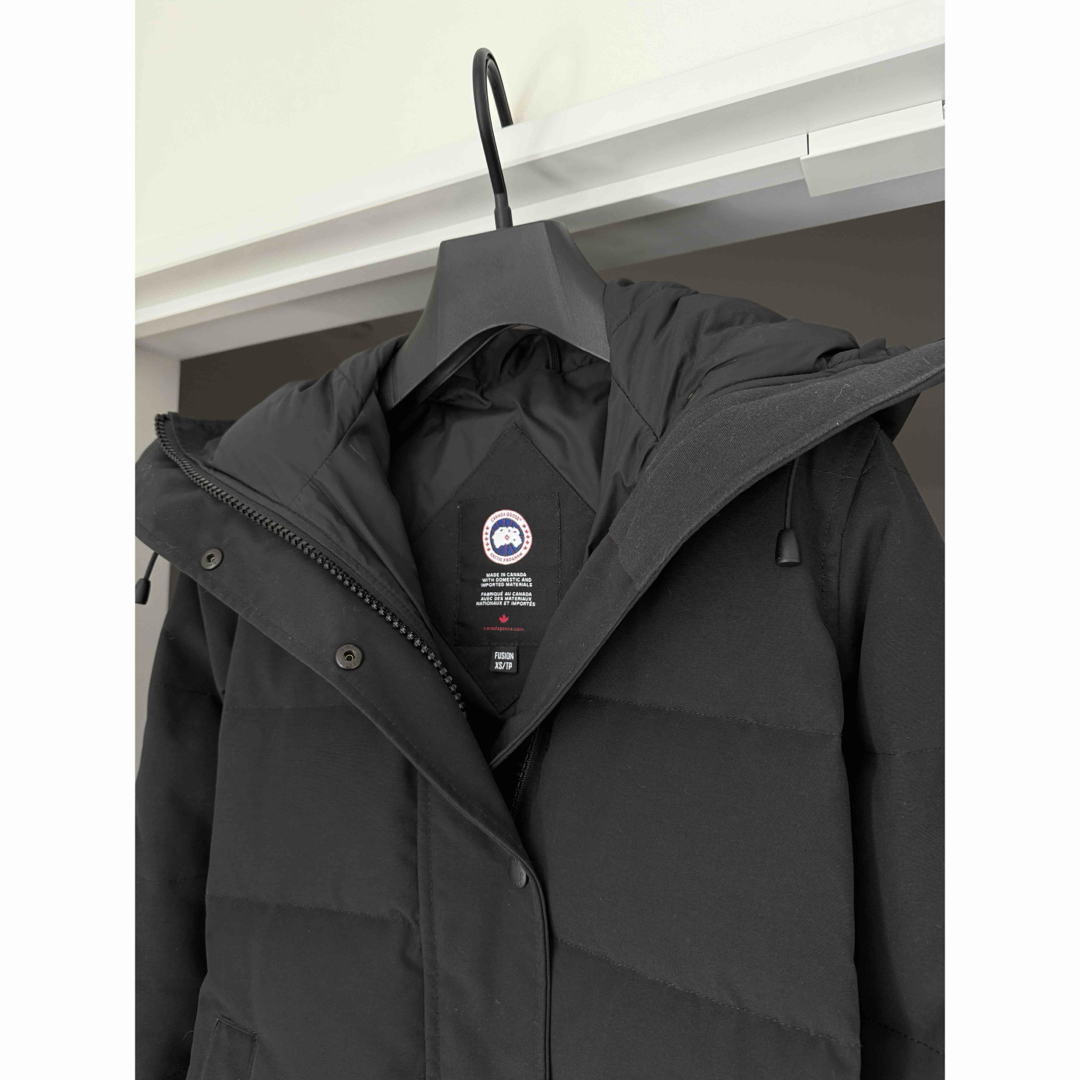 正規店購入 美品 カナダグース シェルバーン XS ブラック 3802LA 正規店購入 美品 カナダグース シェルバーン XS ブラック 3802LA