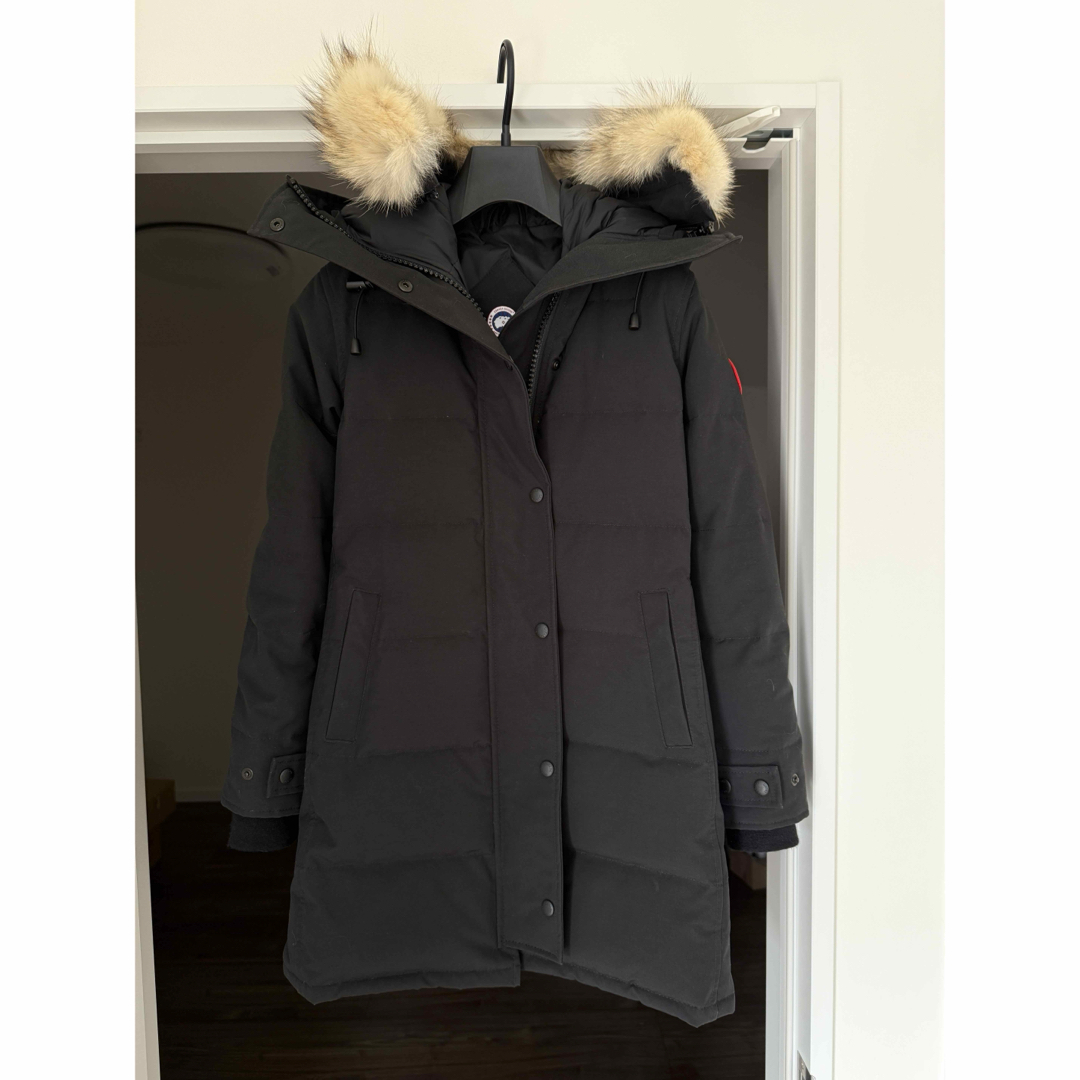 正規店購入 美品 カナダグース シェルバーン XS ブラック 3802LA 正規店購入 美品 カナダグース シェルバーン XS ブラック 3802LA