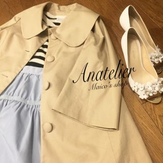 アナトリエ(anatelier)の美品♡anatelier♡ビッグカラーリボン トレンチコート(トレンチコート)