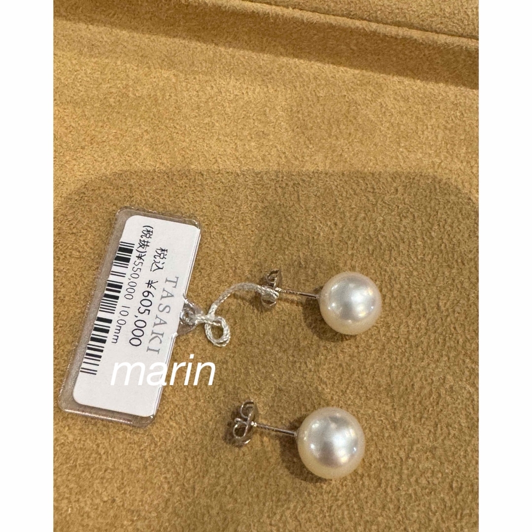 TASAKI - TASAKI あこや真珠 ピアス (10.0mm)の通販 by Marin TASAKI - TASAKI あこや真珠 ピアス (10.0mm)の通販 by Marin