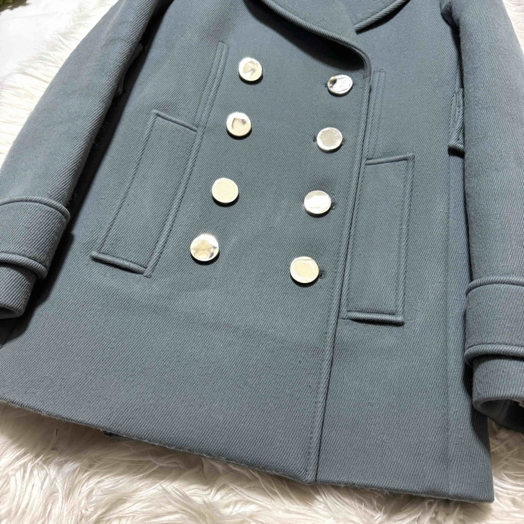 GUCCI - 本物 ランウェイ グッチ 銀ボタン ダブル ジャケット GUCCI - 本物 ランウェイ グッチ 銀ボタン ダブル ジャケット