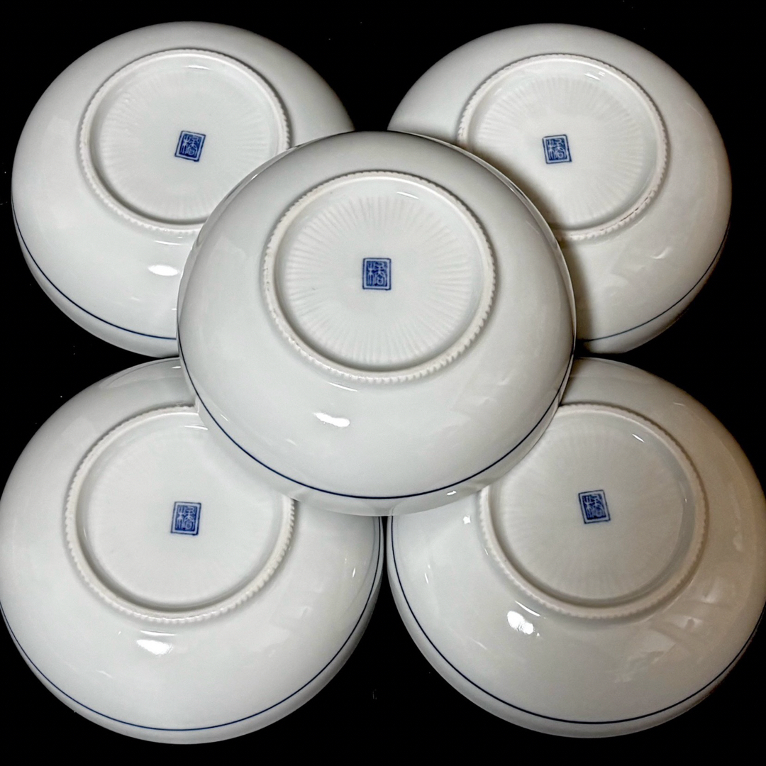 たち吉 - *【未使用品】たち吉 橘吉 祥瑞 なます皿 5客 煮物碗 たち吉 - *【未使用品】たち吉 橘吉 祥瑞 なます皿 5客 煮物碗