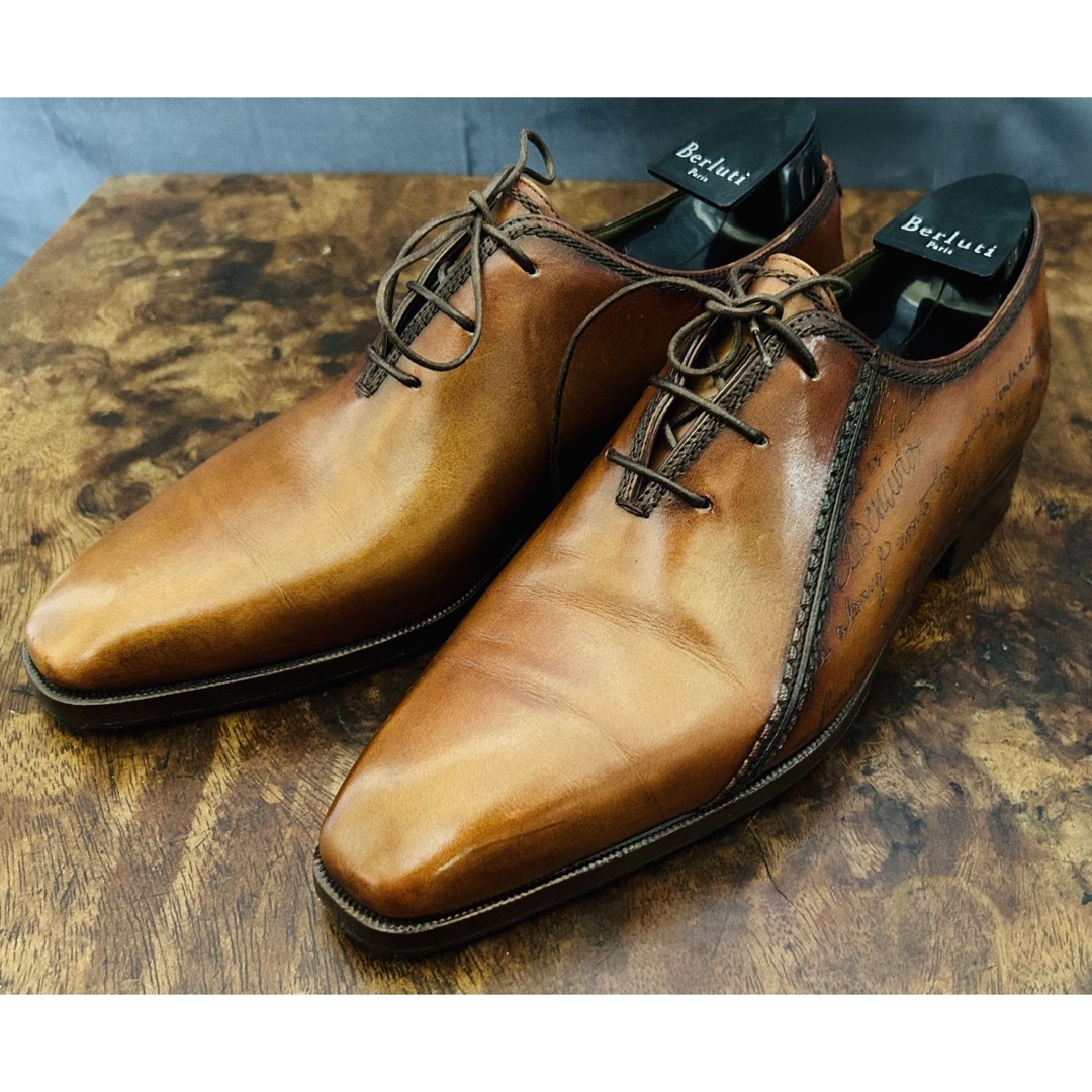 BERLUTI ベルルッティ レザー ドレス シューズ スクリット BERLUTI ベルルッティ レザー ドレス シューズ スクリット