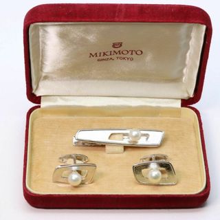 MIKIMOTO - mikimoto(ミキモト) ネクタイピン美品 - シルバー MIKIMOTO - mikimoto(ミキモト) ネクタイピン美品 - シルバー