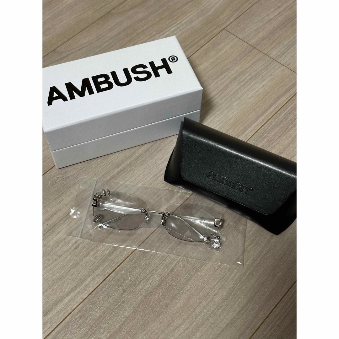 AMBUSH - AMBUSH ピアスサングラス クリア 即日発送の通販 by さ AMBUSH - AMBUSH ピアスサングラス クリア 即日発送の通販 by さ
