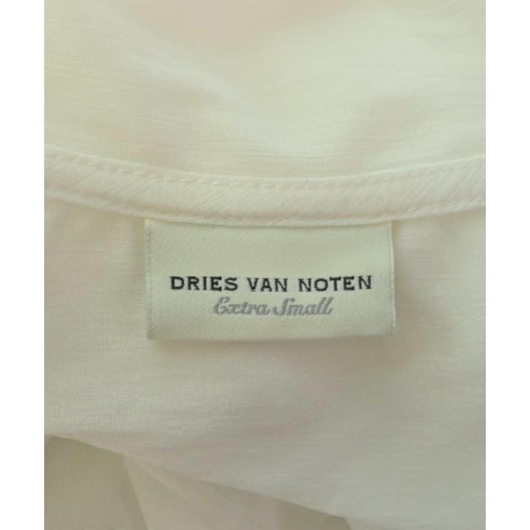 DRIES VAN NOTEN ドリスヴァンノッテン ワンピース XS 白 【古着】 DRIES VAN NOTEN ドリスヴァンノッテン ワンピース XS 白 【古着】