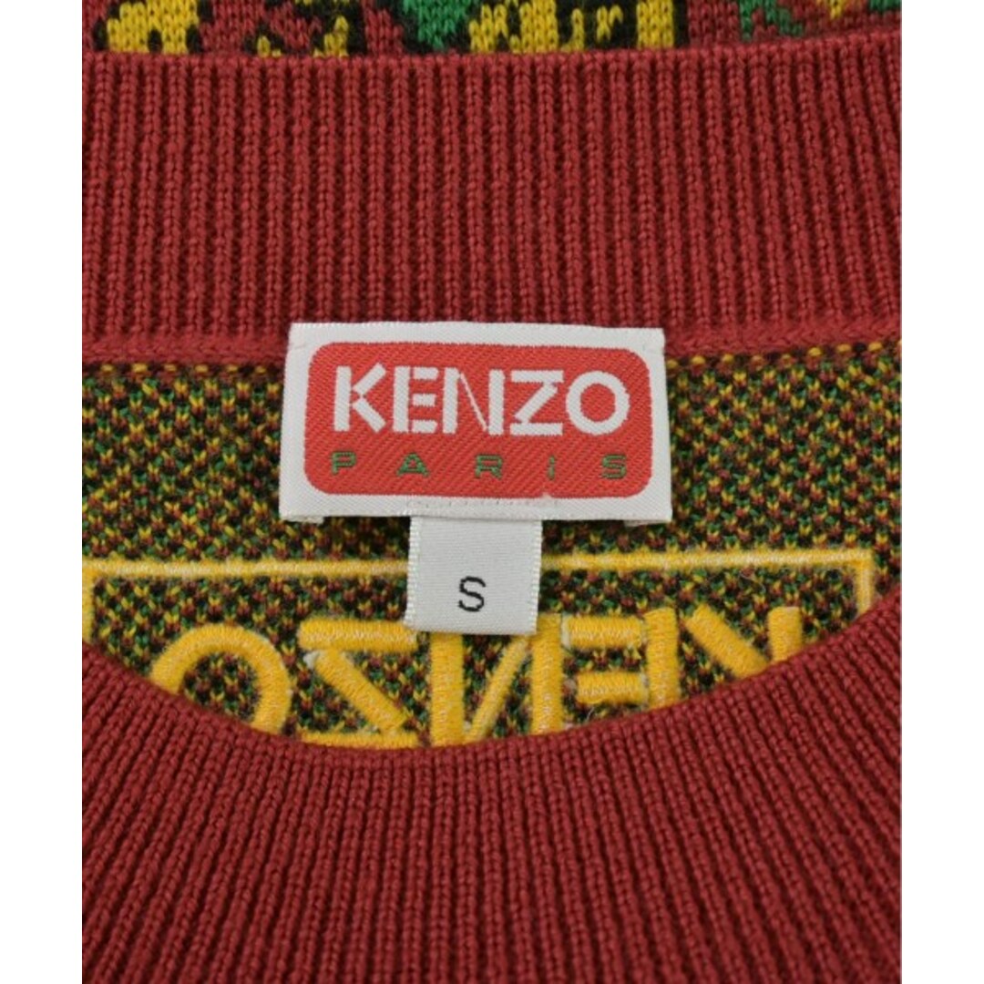 KENZO - KENZO ケンゾー ニット・セーター S 赤x黄x緑(花柄 KENZO - KENZO ケンゾー ニット・セーター S 赤x黄x緑(花柄