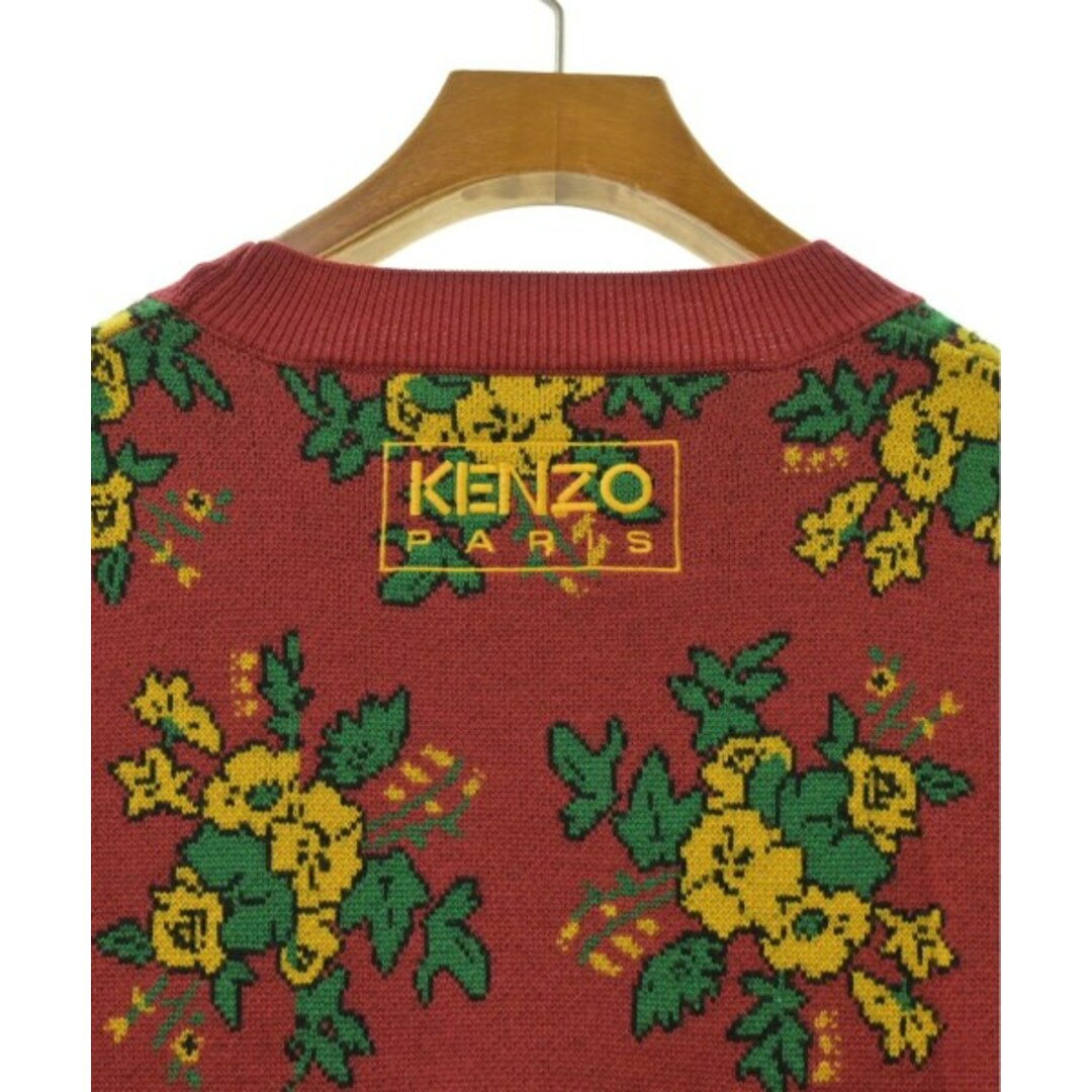 KENZO - KENZO ケンゾー ニット・セーター S 赤x黄x緑(花柄 KENZO - KENZO ケンゾー ニット・セーター S 赤x黄x緑(花柄
