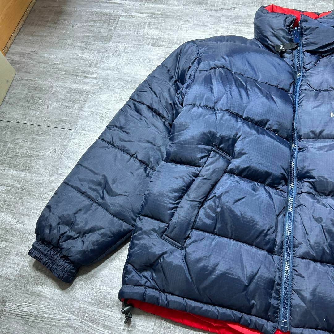 肉厚☆ HELLY HANSEN リバーシブル 刺繍ロゴ ダウンジャケット M 肉厚☆ HELLY HANSEN リバーシブル 刺繍ロゴ ダウンジャケット M