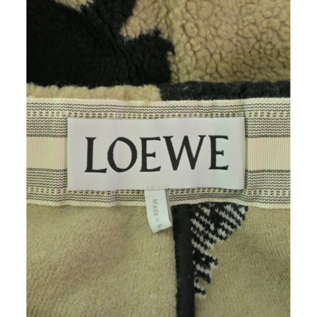 LOEWE - LOEWE ロエベ パンツ(その他) L ベージュx黒x白(総柄 LOEWE - LOEWE ロエベ パンツ(その他) L ベージュx黒x白(総柄