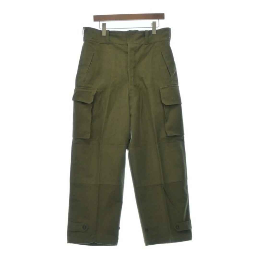 MILITARY ミリタリー カーゴパンツ -(XL位) カーキ 【古着】 MILITARY ミリタリー カーゴパンツ -(XL位) カーキ 【古着】