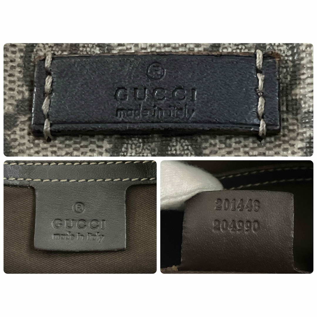GUCCI - グッチ ショルダーバッグ GGスプリーム 総柄 ロゴ GUCCI - グッチ ショルダーバッグ GGスプリーム 総柄 ロゴ