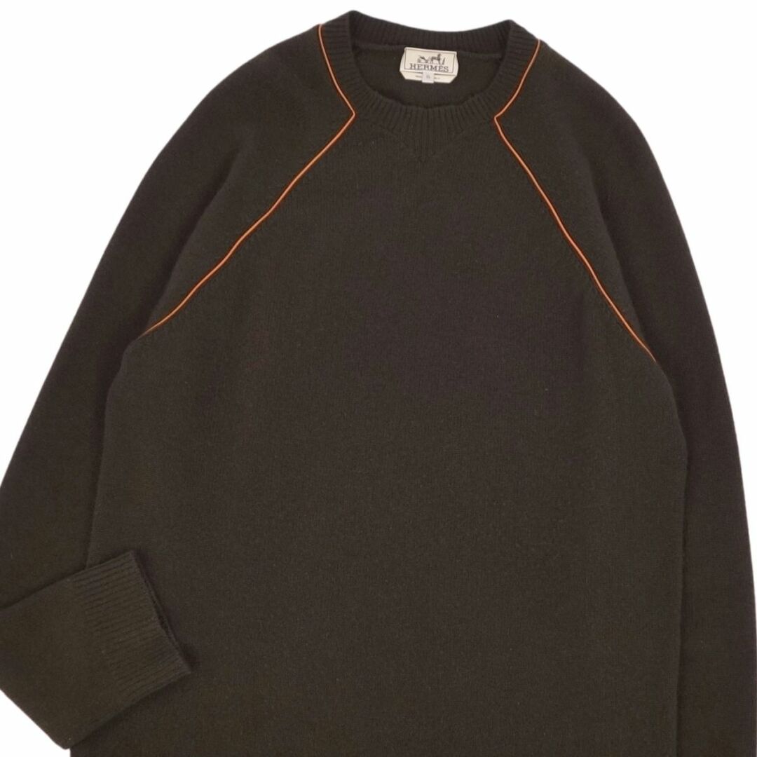 HERMES - 美品 エルメス HERMES ニット セーター クルーネック HERMES - 美品 エルメス HERMES ニット セーター クルーネック