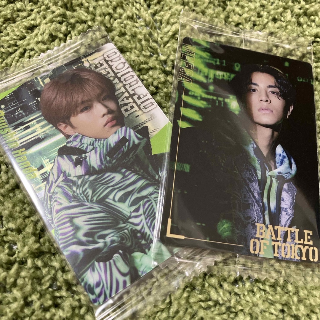 EXILE TRIBE(エグザイル トライブ)の🌟BOT ウエハース 半田龍臣 WEESA セット エンタメ/ホビーのタレントグッズ(男性タレント)の商品写真