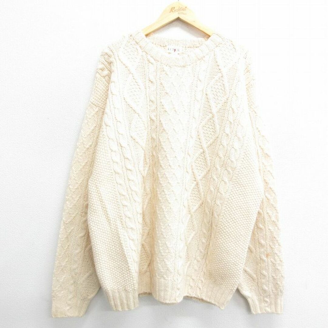 J.Crew - XL☆古着 ジェイクルー J.CREW 長袖 アラン J.Crew - XL☆古着 ジェイクルー J.CREW 長袖 アラン
