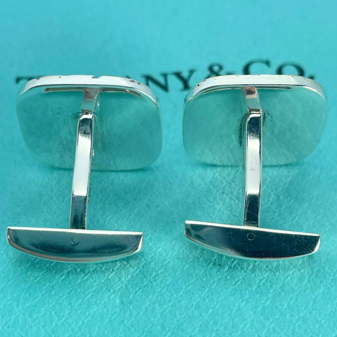 Tiffany & Co. - ティファニー チェック コンビ スクエア カフス Tiffany & Co. - ティファニー チェック コンビ スクエア カフス