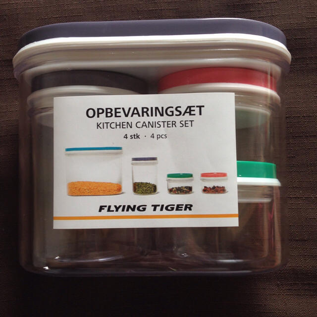 Flying Tiger Copenhagen(フライングタイガーコペンハーゲン)のフライングタイガー 保存容器 インテリア/住まい/日用品のキッチン/食器(容器)の商品写真