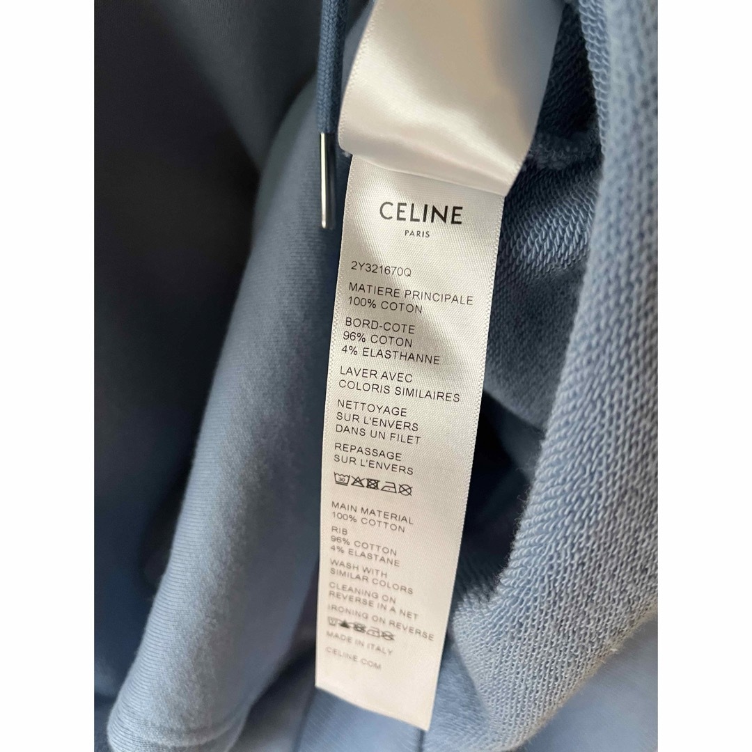 CELINE - 正規 CELINE セリーヌ ロゴ パーカーの通販 by adgjm's CELINE - 正規 CELINE セリーヌ ロゴ パーカーの通販 by adgjm's