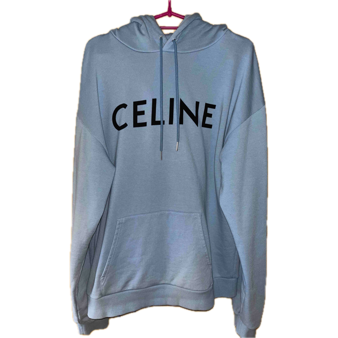 CELINE - 正規 CELINE セリーヌ ロゴ パーカーの通販 by adgjm's CELINE - 正規 CELINE セリーヌ ロゴ パーカーの通販 by adgjm's