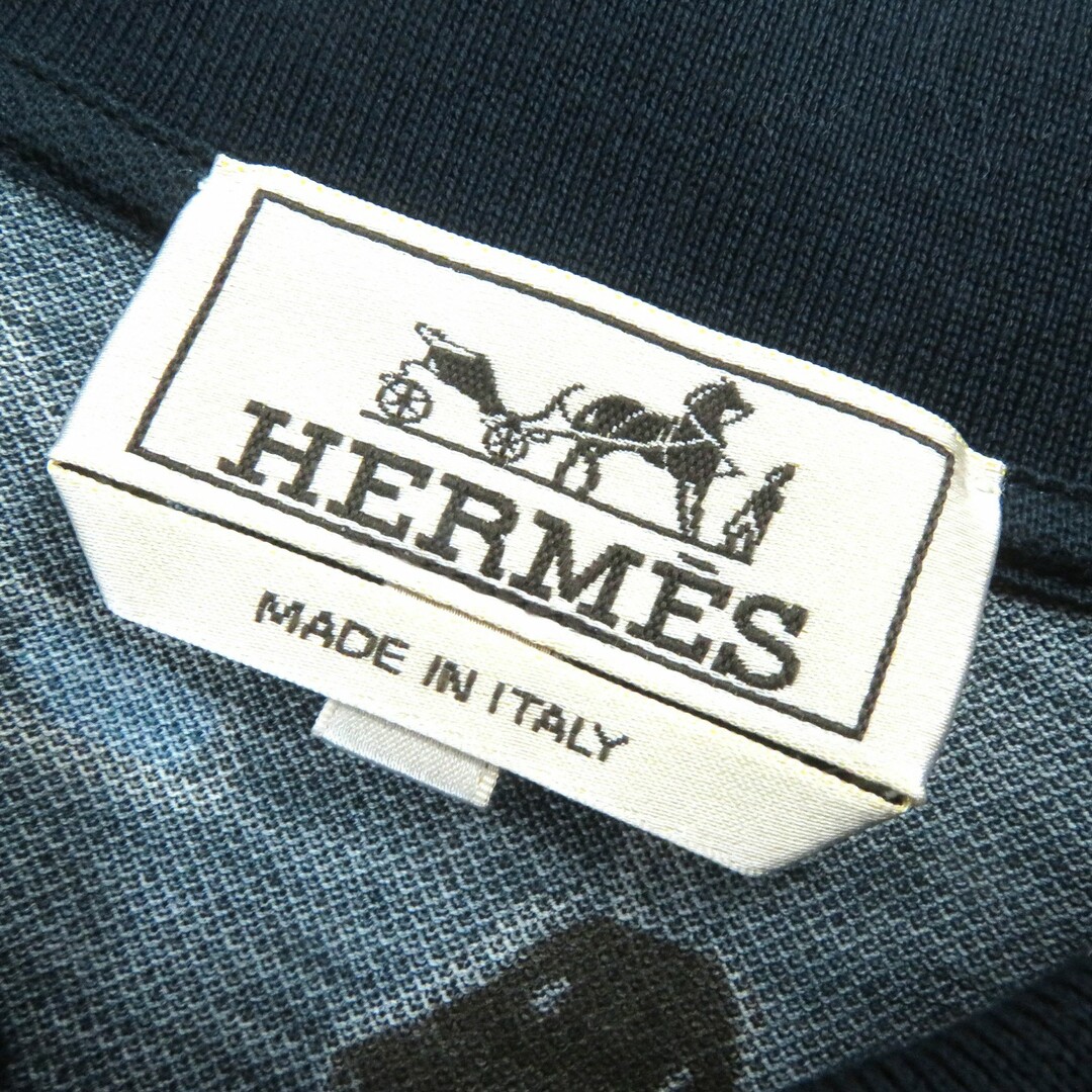 HERMES - 極美品△HERMES エルメス 22SS コットン100% 鹿の子 HERMES - 極美品△HERMES エルメス 22SS コットン100% 鹿の子