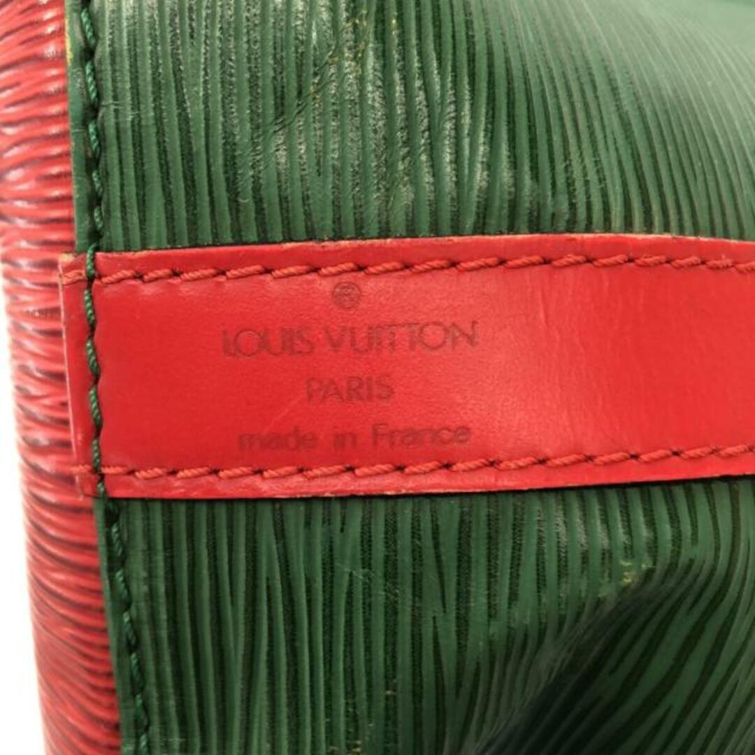 LOUIS VUITTON 計ら 緑 赤 エピ プチ ノエ ショルダーバッグ LOUIS VUITTON 計ら 緑 赤 エピ プチ ノエ ショルダーバッグ