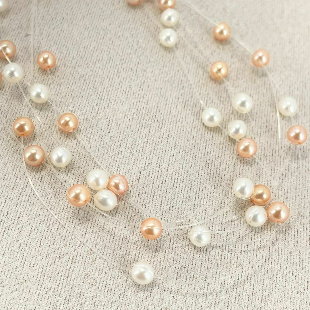 TASAKI - 田崎真珠 ネックレス テグスワイヤー 淡水パール バイ TASAKI - 田崎真珠 ネックレス テグスワイヤー 淡水パール バイ