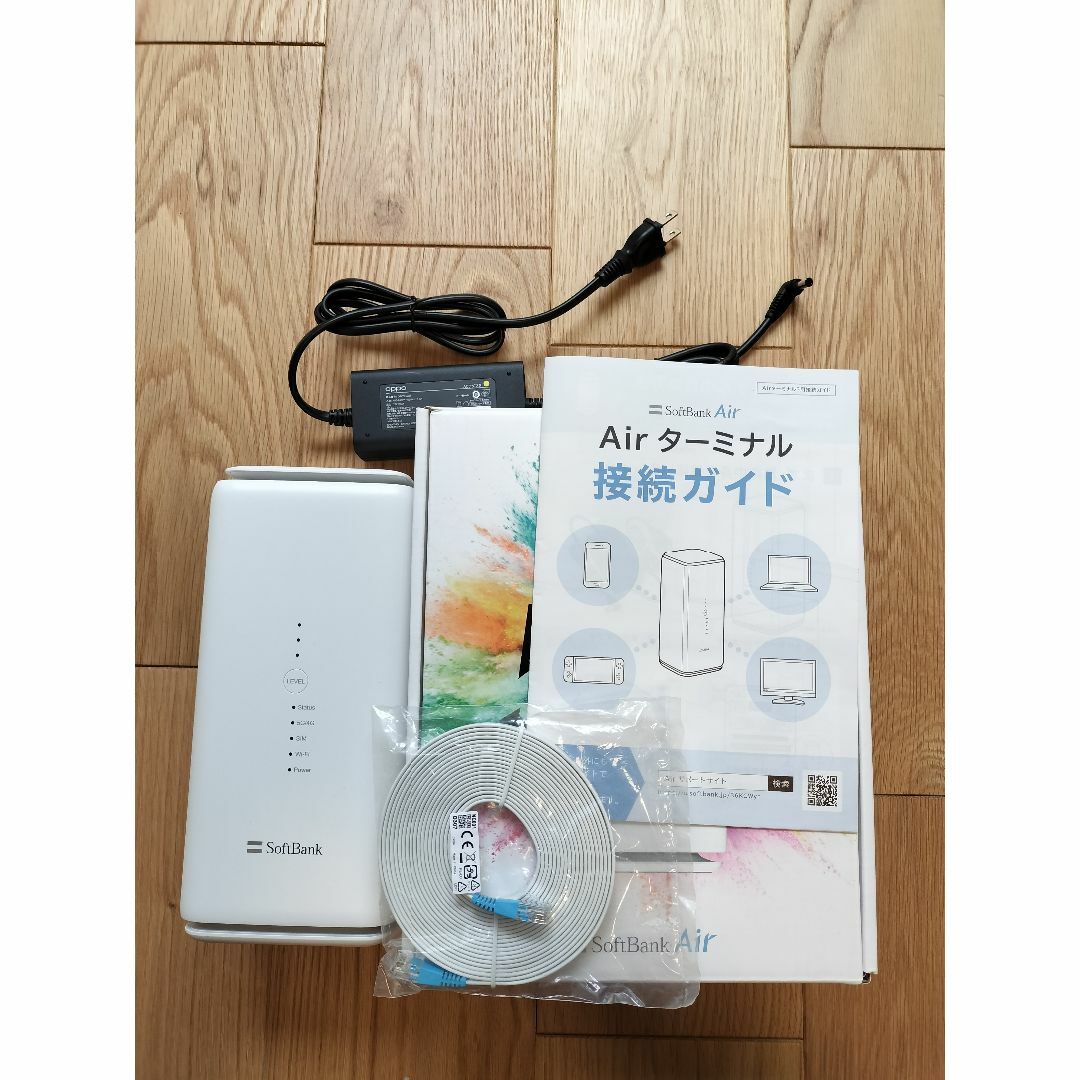 Softbank - 【Wi-Fi SoftbankAir本体】Airターミナル5・ガイド付 Softbank - 【Wi-Fi SoftbankAir本体】Airターミナル5・ガイド付