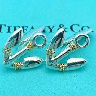 Tiffany & Co. - ティファニー カフス シルバー K18 アンカー Tiffany & Co. - ティファニー カフス シルバー K18 アンカー