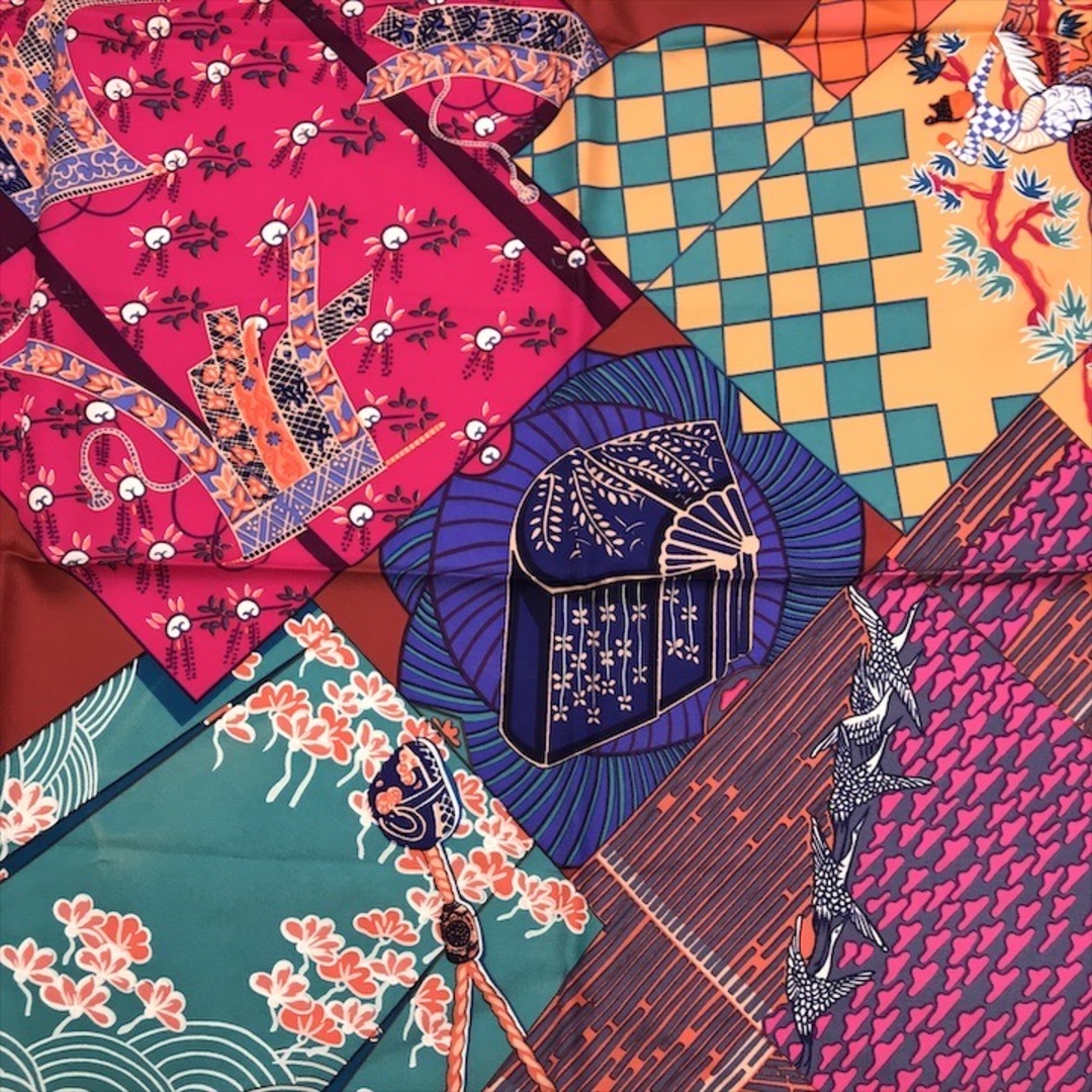 HERMES - 美品 HERMES エルメス カレ90 スカーフ シルク 100 HERMES - 美品 HERMES エルメス カレ90 スカーフ シルク 100