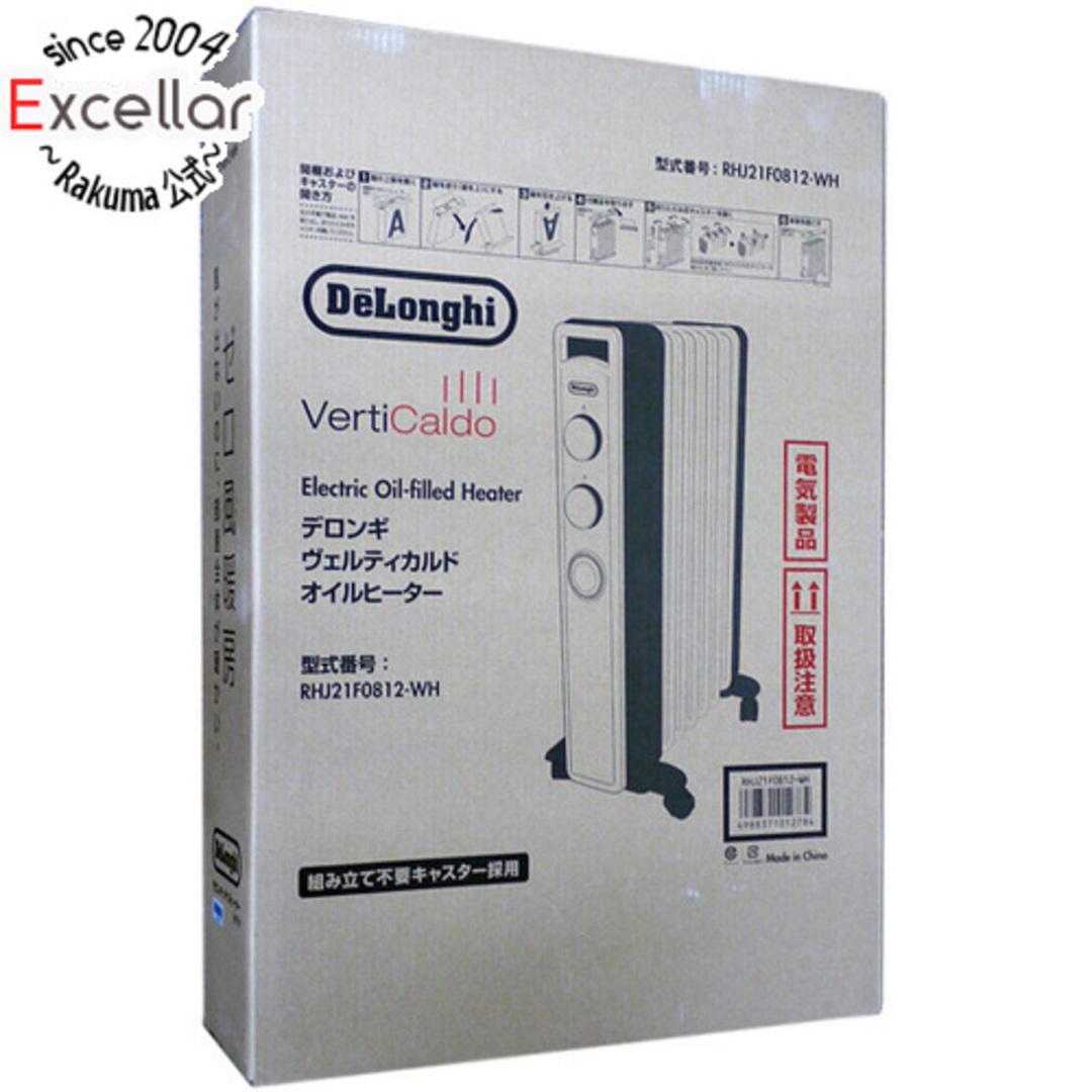DeLonghi オイルヒーター ヴェルティカルド RHJ21F0812-WH DeLonghi オイルヒーター ヴェルティカルド RHJ21F0812-WH