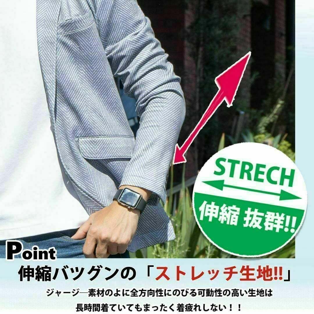 N-フォロー割中■超伸縮 総柄 ストレッチ テーラードジャケ カモフラ黒/L メンズのジャケット/アウター(テーラードジャケット)の商品写真