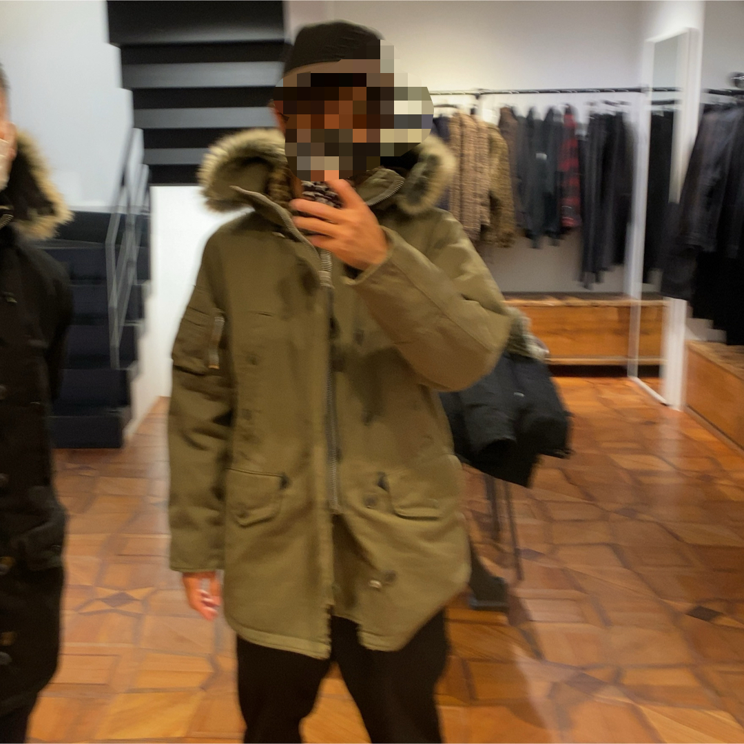 MINEDENIM - 【店舗限定】MINEDENIM 21AW N-3B モッズコートの MINEDENIM - 【店舗限定】MINEDENIM 21AW N-3B モッズコートの