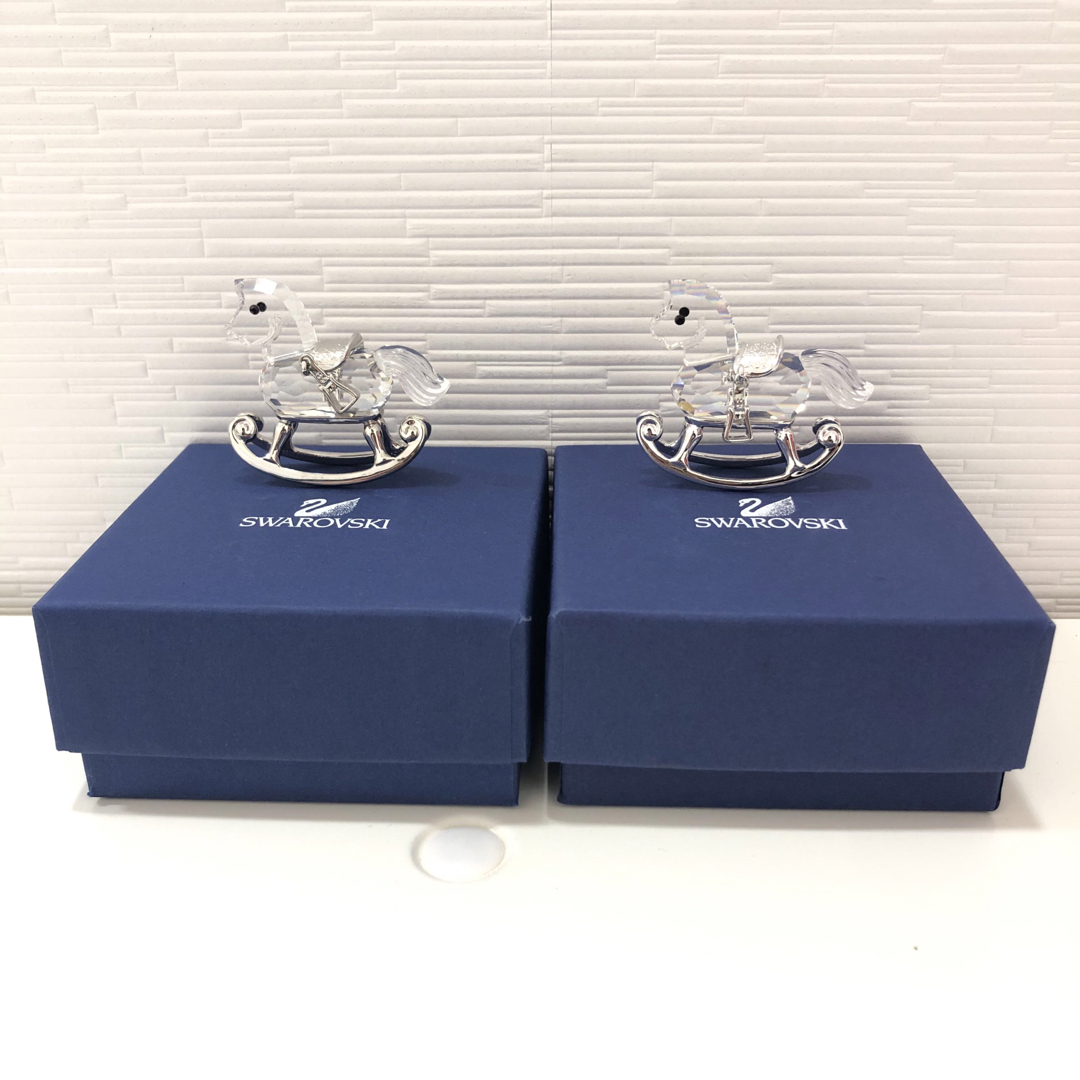 ✨限定✨Swarovski スワロフスキー 置物 期す ロッキングホース ✨限定✨Swarovski スワロフスキー 置物 期す ロッキングホース