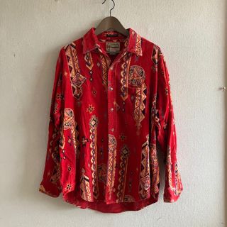 エドウイン(EDWIN)のEDWIN ナバホ コーデュロイ シャツ ネイティブ柄 ヴィンテージ レトロ(シャツ)