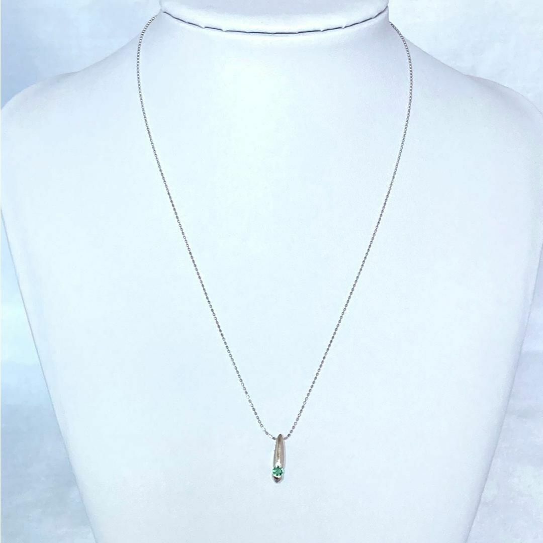 K18WG エメラルド ネックレス K18WG エメラルド ネックレス