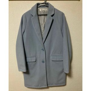 NICE CLAUP - NICE CLAUP チェスターコート 水色
