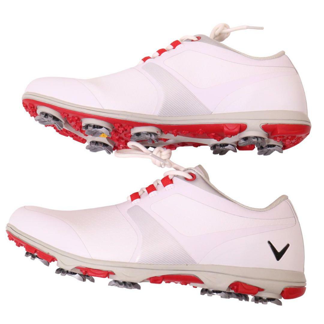 Callaway ゴルフシューズ 25.5cm ホワイト/レッド Callaway ゴルフシューズ 25.5cm ホワイト/レッド