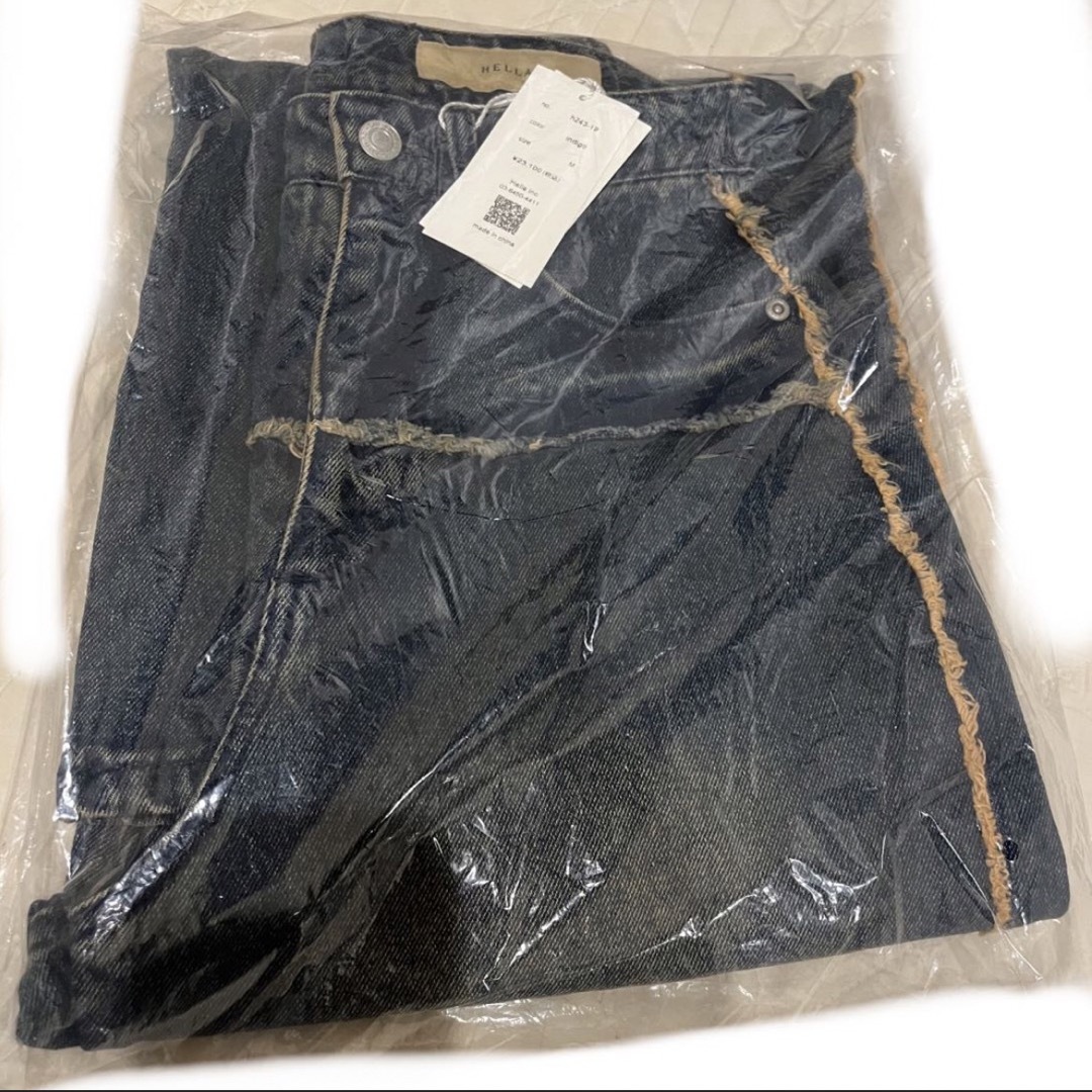 新品タグ付き【Hella】VINTAGE CUTOFF DENIM インディゴMの通販 新品タグ付き【Hella】VINTAGE CUTOFF DENIM インディゴMの通販